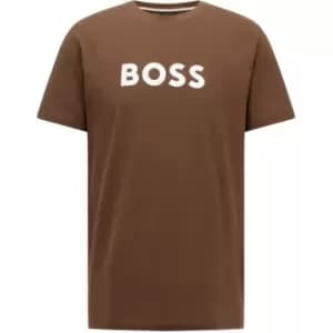 Boss Logo Print T-Shirt - Green