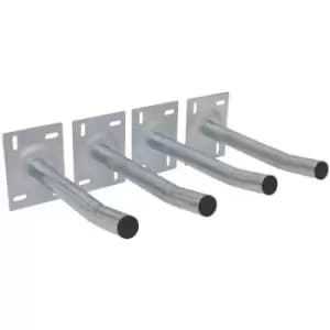 Sealey APWH Wall Mountable Storage Hooks - Set of 4