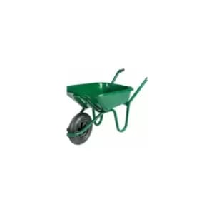 90L Green Heavy-Duty Endurance Wheelbarrow