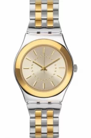 Swatch Goldensilver Watch YLS207G