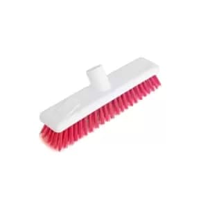 Abbey Hygiene Broom Head 12" STIFF RED
