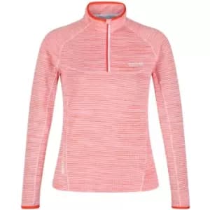 Regatta Womens/Ladies Yonder Half Zip Long Sleeve Moisture Wicking Top 14 - Bust 38' (97cm)