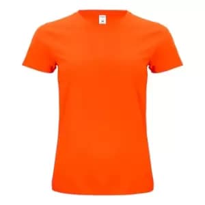 Clique Womens/Ladies Organic Cotton T-Shirt (M) (Orange)