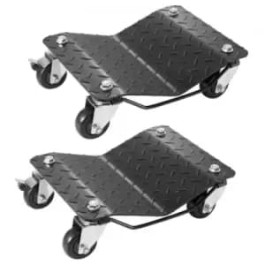 VEVOR Car Dolly Wheel Tire Dolly 2 PCS Heavy Duty Skate Auto Repair Dolly 3000LB