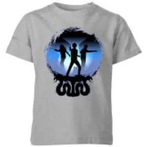 Harry Potter Silhouette Attack Kids T-Shirt - Grey - 11-12 Years