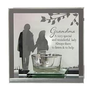 Reflections Of The Heart Mirror Tealight Holder - Grandma