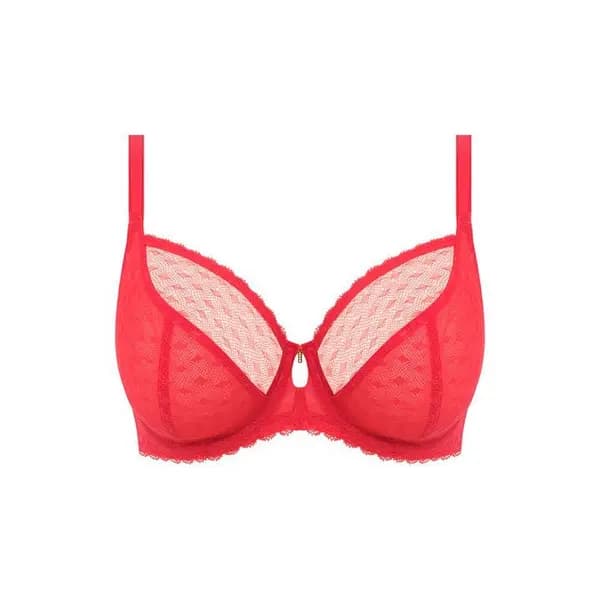 Freya Signature Underwired Plunge Bra - Red 32FF