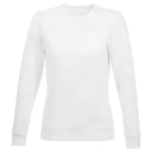 SOLS Womens/Ladies Sully Sweatshirt (S) (White)