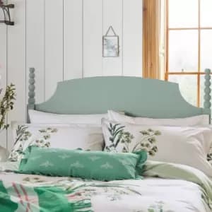 Joules Lakeside Floral Double Duvet Cover Set, Green