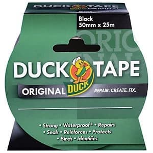 Duck Tape Original Black 50mm x 25m