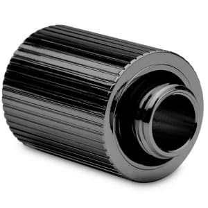 EK Water Blocks EK-Quantum Torque 28mm Static Male/Male Extender - Black Nickel