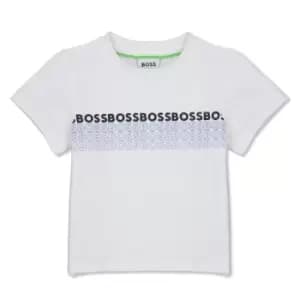 Boss Boss Logo T-Shirt Infant Boys - White
