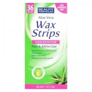 Beauty Formulas Face & Bikini Line Hair Removal Wax Strips
