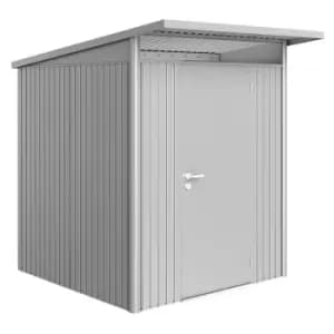 Biohort AvantGarde Metal Shed A1 Standard door 5' 9'' x 7' 2'' - Metallic Silver