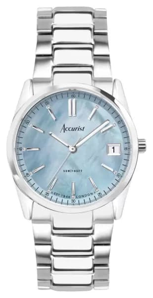 Accurist 74002 Everyday Womens Blue Mother Of Pearl Watch
