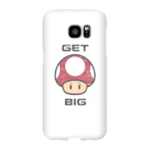 Nintendo Super Mario Get Big Mushroom Phone Case - Samsung S7 Edge - Snap Case - Gloss