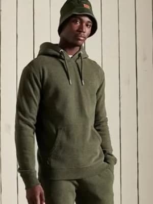 Superdry Vintage Logo Emb Hoodie, Olive Size M Men
