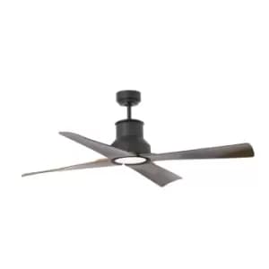Winche LED Brown Ceiling Fan with DC Motor, 3000K, IP44