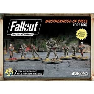 Fallout Wasteland Warfare Brotherhood of Steel Core Box Board Game