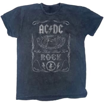 AC/DC - Cannon Swig Unisex Large T-Shirt - Black