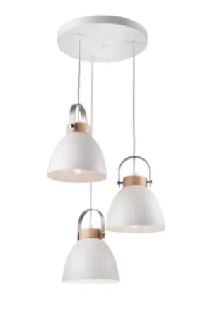 Danielle Steel Cluster Pendant Ceiling Light White, 3x E27
