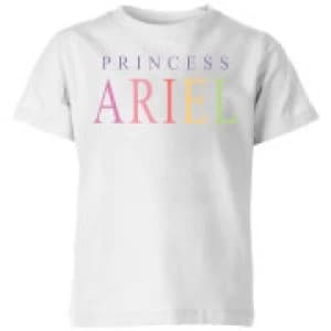 Disney The Little Mermaid Princess Ariel Kids T-Shirt - White - 11-12 Years