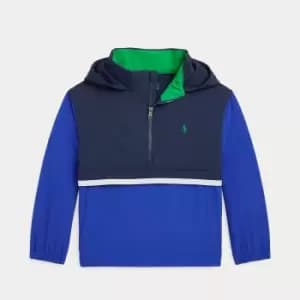 Ralph Lauren Boys Traveller Windbreaker - Newport Navy/Rugby Royal - 14-16 Years