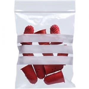 Tenza Grip Seal Bags Standard Duty Write On Transparent 20 x 27.5cm Pack of 1000