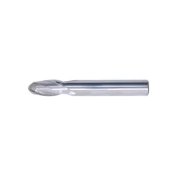 12.00MM Carbide Plain Shank 2 Flute Ball Nosed Slot Drills - Regular Ser - Kennedy