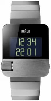 Braun Mens Prestige Digital Black Bracelet Watch