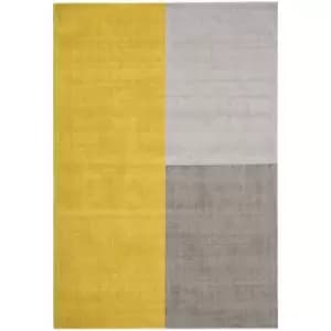 Asiatic Carpets Blox Hand Woven Rug Mustard - 200 x 300cm