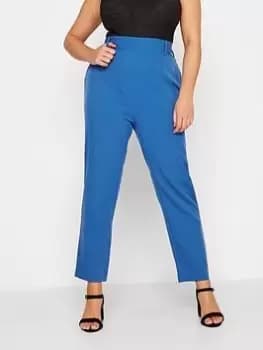 Yours Hazel Tapered Trouser Cobalt, Blue, Size 16, Women