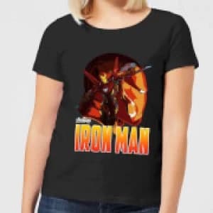 Avengers Iron Man Womens T-Shirt - Black