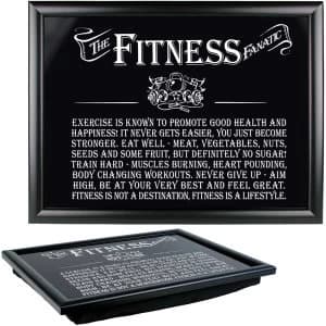 Ultimate Gift for Man Lap Trays Fitness Fanatic