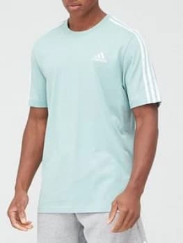 Adidas 3-Stripe T-Shirt - Green