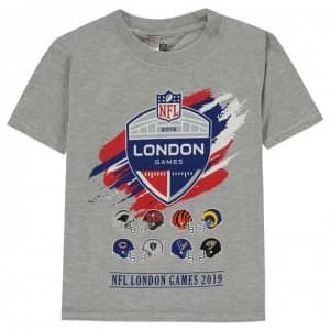 NFL London Games T Shirt Junior - Grey