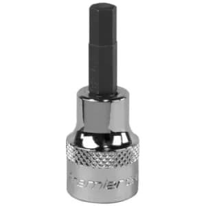 Sealey SBH009 Hex Socket Bit 6mm 3/8"Sq Drive