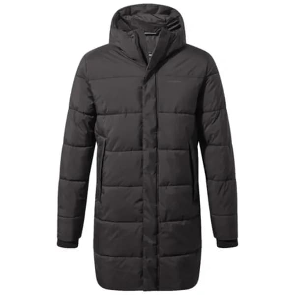 Craghoppers Mens Cormac Padded Longline Hooded Jacket S - Chest 38' (97cm) Black CMN310-800-S