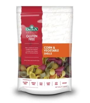 Orgran Gluten Free Corn & Vegetable Shells 250g (Case of 7 )