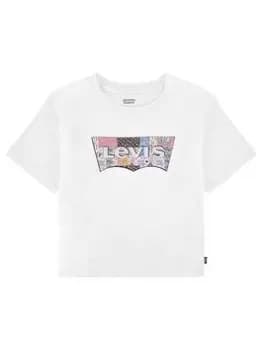 Levis Girls Meet And Greet Organic T-Shirt - White, Size Age: 10 Years, Women