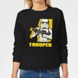Star Wars Rebels Trooper Womens Sweatshirt - Black