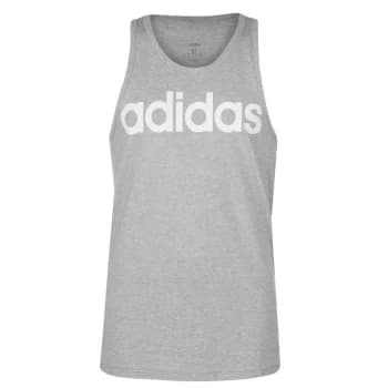 adidas Mens Graphic Tank Top - Grey