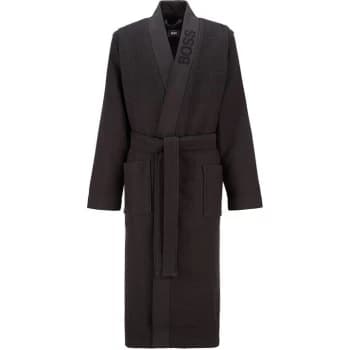 Boss Waffle Kimono 10189731 03 - Black 001