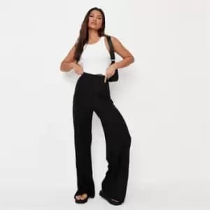 Missguided Wid Leg Trouser - Black