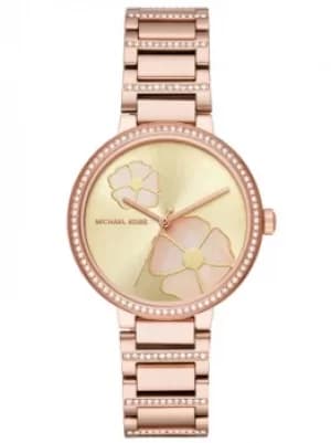 Michael Kors Courtney Rose Tone Bracelet Watch MK3836