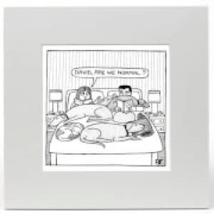 Off the Leash Are We Normal Limited Edition Art Print