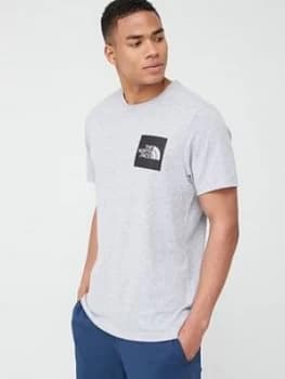 The North Face Short Sleeve Fine T-Shirt - Grey Marl