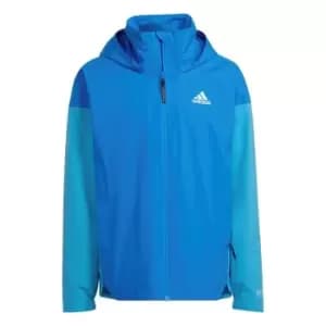 adidas Traveer RAIN. RDY Jacket (Gender Neutral) Mens - Shock Blue / App Sky Rush