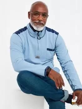 Joe Browns Joe Browns One For The Weekend Funnel - Blue Size M, Men