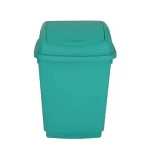 Charles Bentley 50 Litre Flip Top Bin - Green
